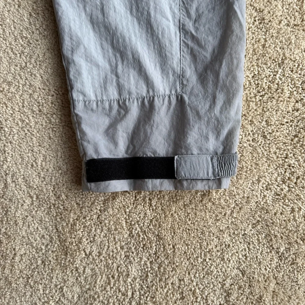 Nike Sports Gray Athletic Pants Joggers Elastic Waist Logo Men’s Size S Y2K